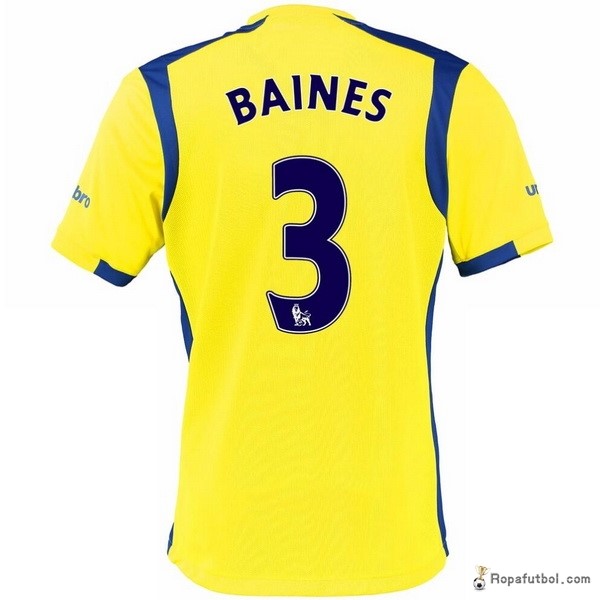 Camiseta Everton Replica Tercera Ropa Baines 2016/17 Amarillo